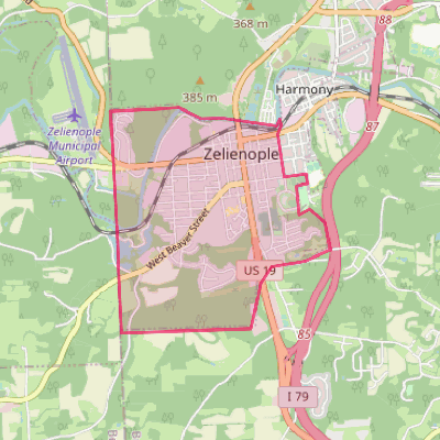 Map of Zelienople