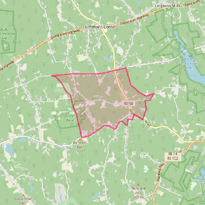 Map of Foster Center