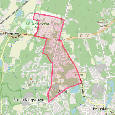 Map of Kingston