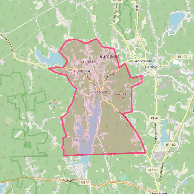 Map of Pascoag