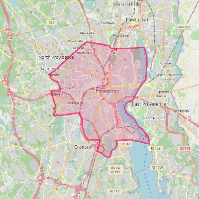 Map of Providence