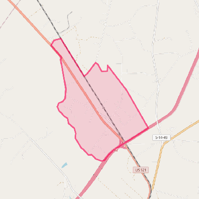 Map of Alcolu