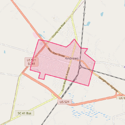 Map of Andrews