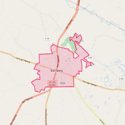 Map of Bamberg