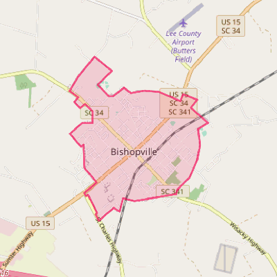 Map of Bishopville