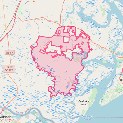 Map of Bluffton