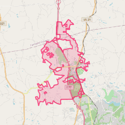 Map of Blythewood