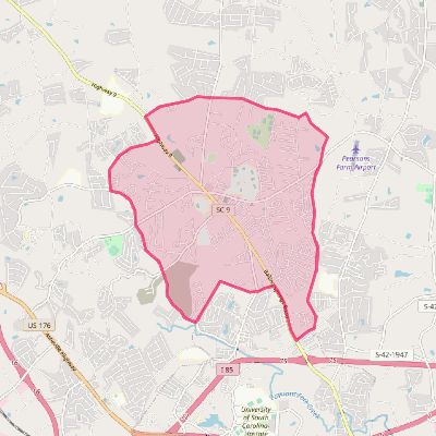 Map of Boiling Springs