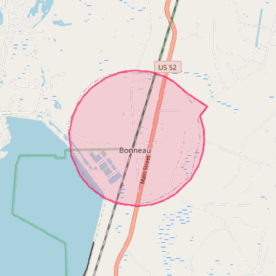 Map of Bonneau