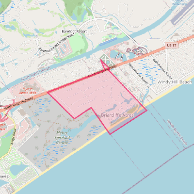 Map of Briarcliffe Acres