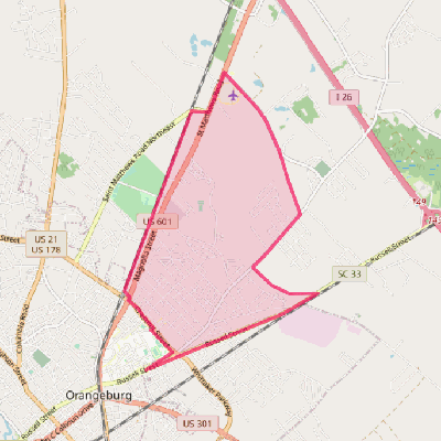 Map of Brookdale