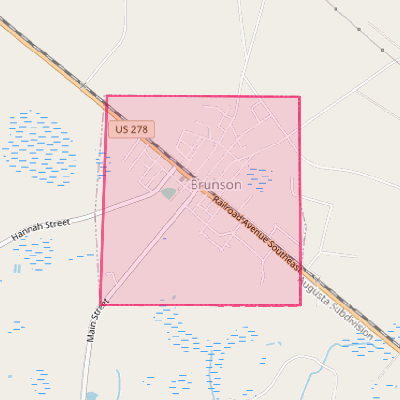 Map of Brunson