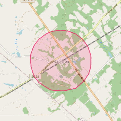 Map of Cameron