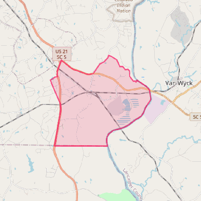 Map of Catawba