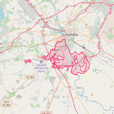 Map of Cayce