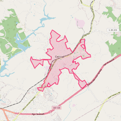 Map of Central