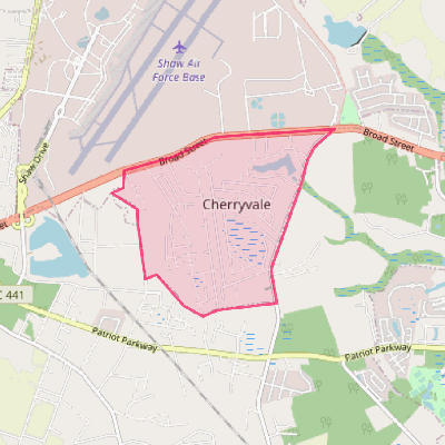 Map of Cherryvale