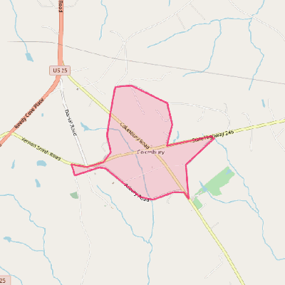 Map of Cokesbury