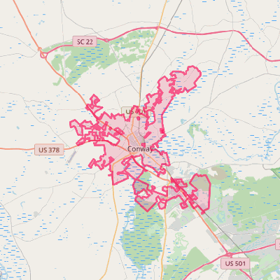 Map of Conway