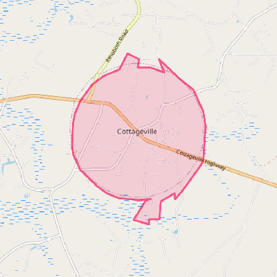 Map of Cottageville