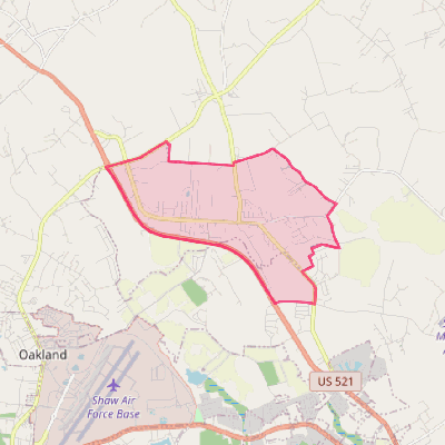 Map of Dalzell