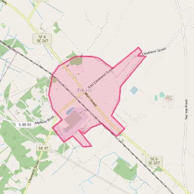 Map of Elloree