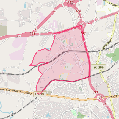 Map of Fairforest