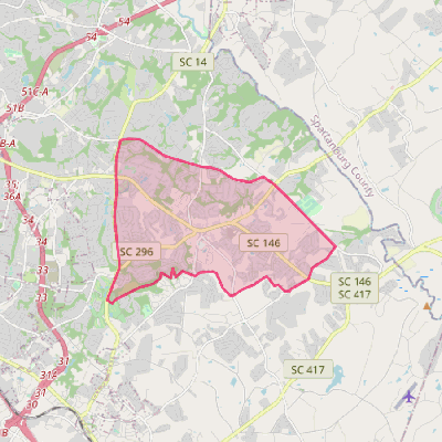 Map of Five Forks