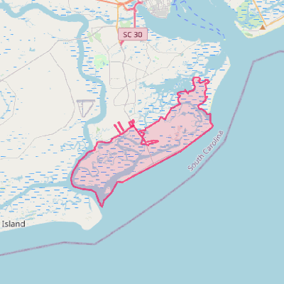 Map of Folly Beach