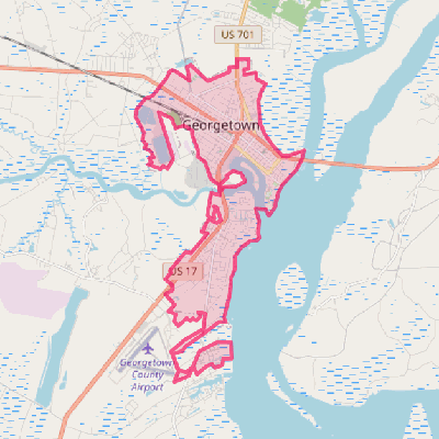 Map of Georgetown