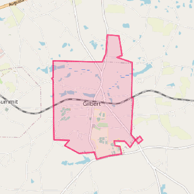 Map of Gilbert