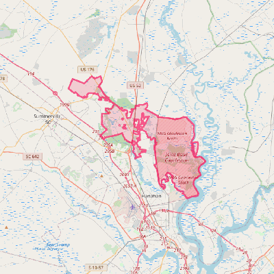 Map of Goose Creek