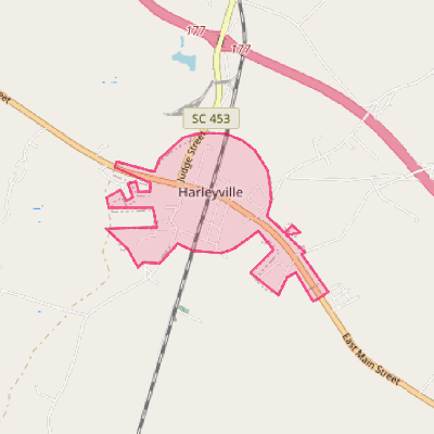 Map of Harleyville