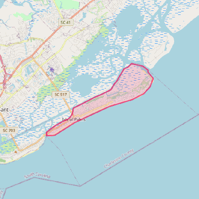 Map of Isle of Palms