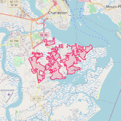 Map of James Island