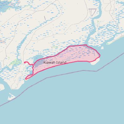 Map of Kiawah Island