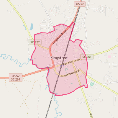 Map of Kingstree