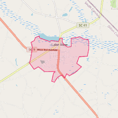 Map of Lake View