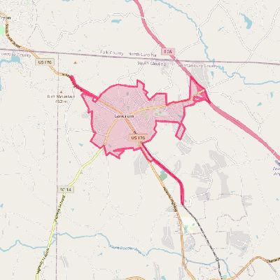 Map of Landrum