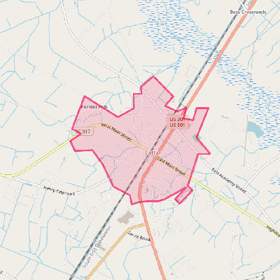 Map of Latta