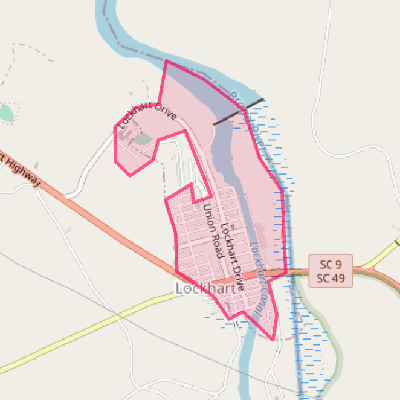 Map of Lockhart