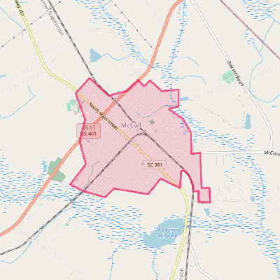 Map of McColl