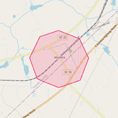 Map of Monetta