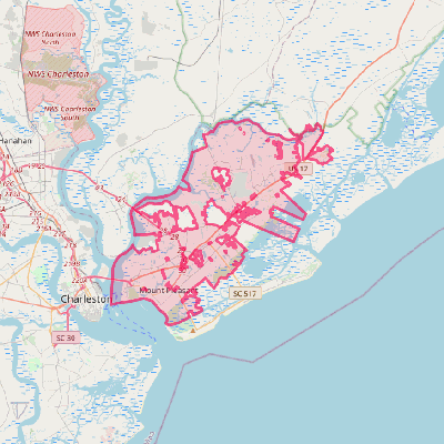 Map of Mount Pleasant