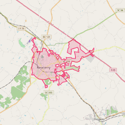 Map of Newberry