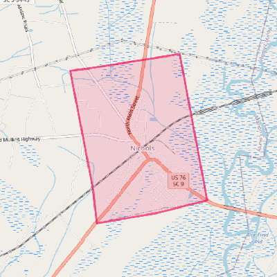 Map of Nichols