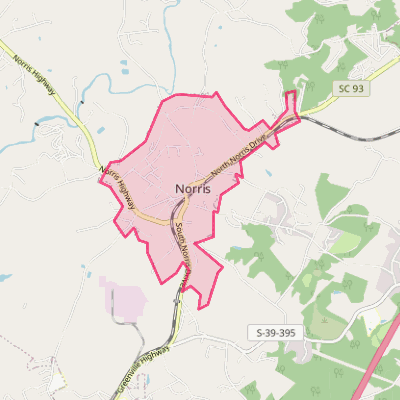 Map of Norris