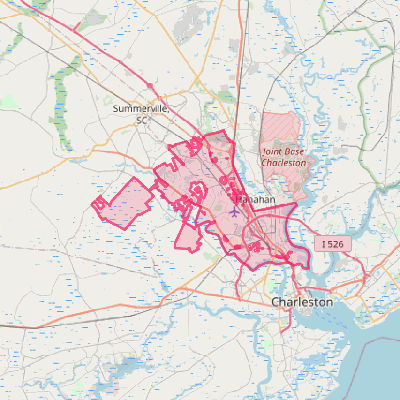 Map of North Charleston