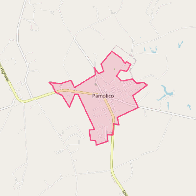 Map of Pamplico