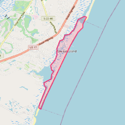 Map of Pawleys Island